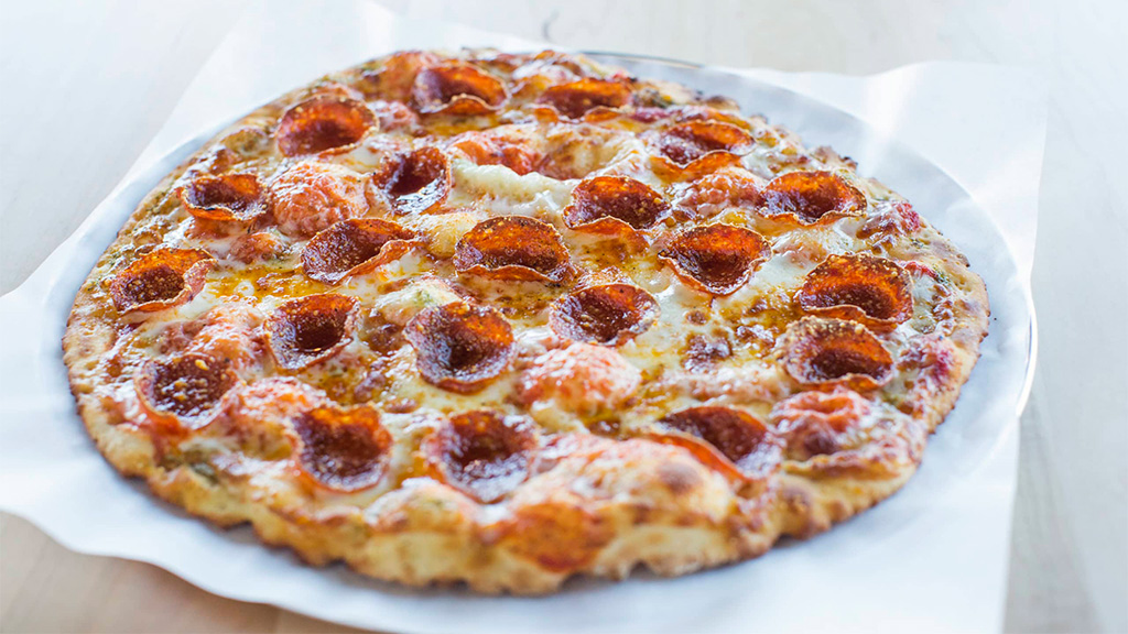 Pepperoni Calabra pizza